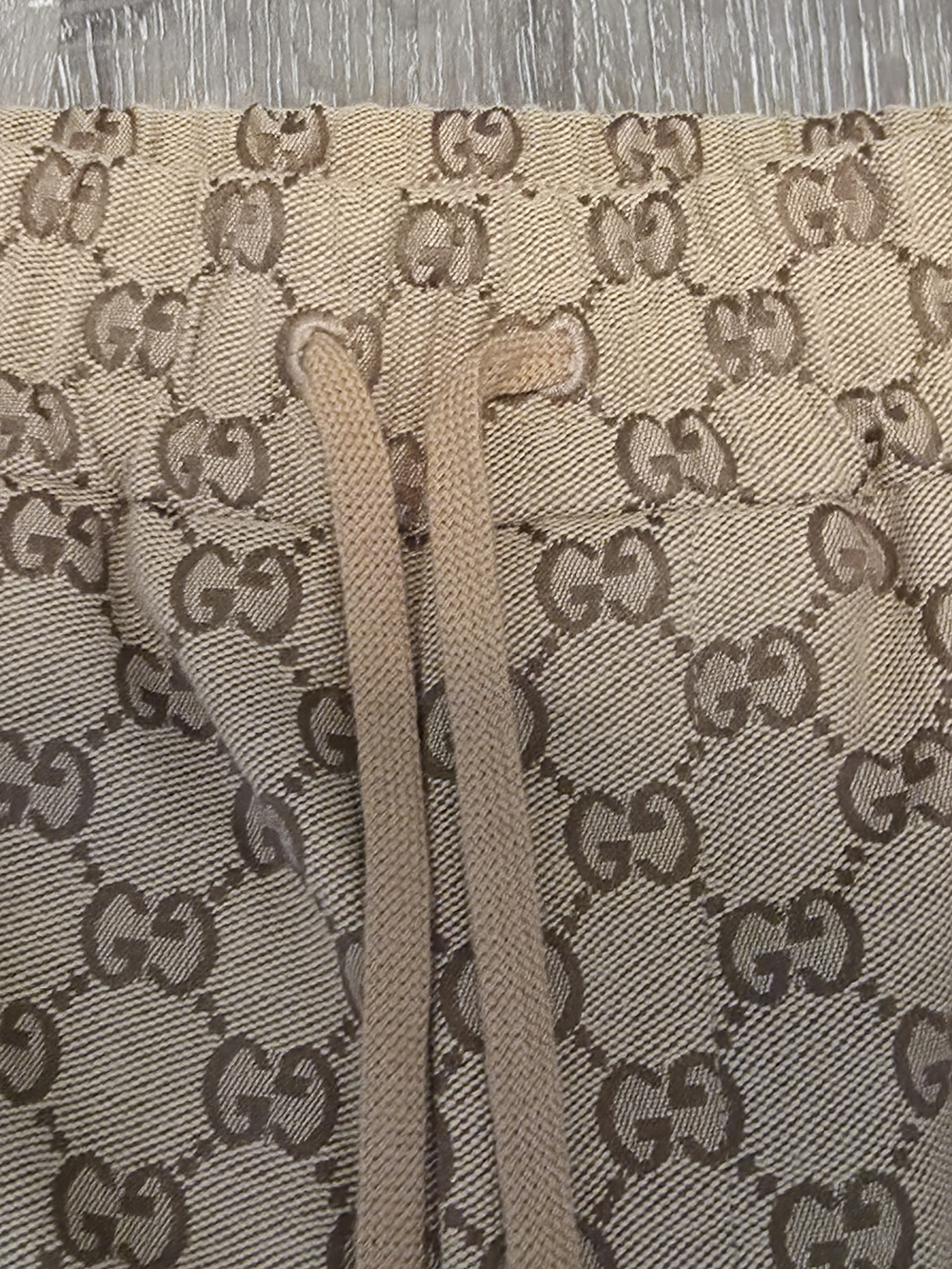 Gucci Beige Interlocking GG Canvas Pants - Men's It46 Us30 - Picture 8 of 9